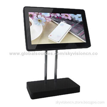 Digital photo frame with motion sensor, table stander